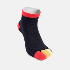 BÄR Schuhe Zehensocken Rainbow schwarz/rot Online